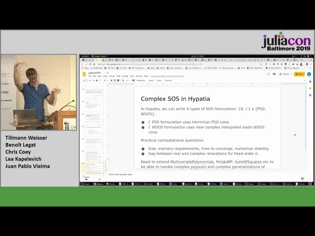 Polynomial and Moment Optimization in Julia and JuMP | JuliaCon 2019