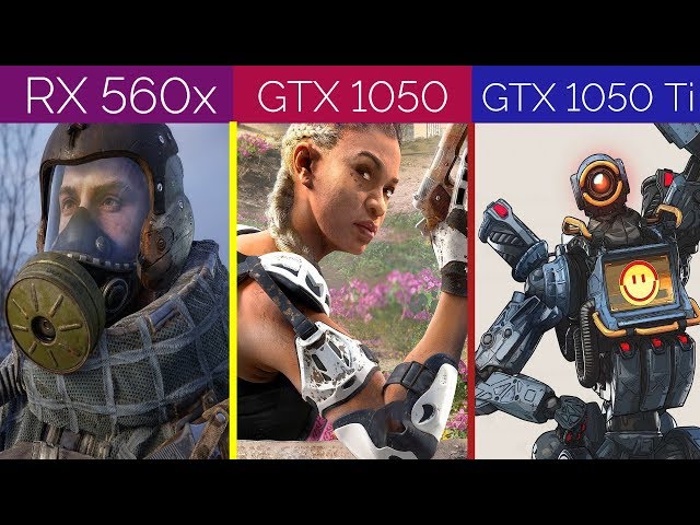 Benchmark  RX 560X vs GTX 1050 vs GTX 1050 Ti test on all new 2019 games.