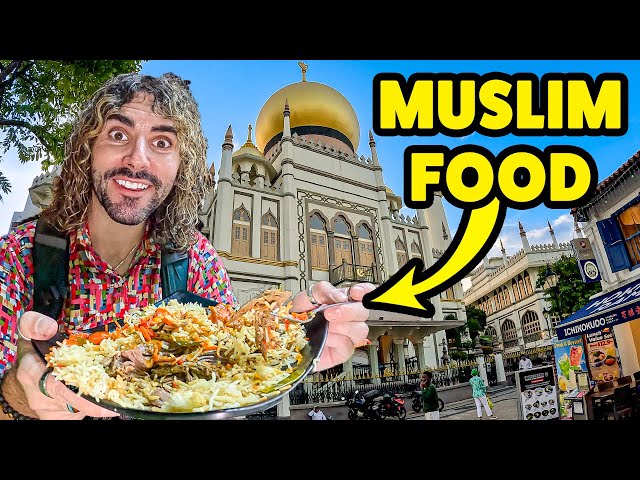 24hrs only eating HALAL food in Singapore! 🇸🇬