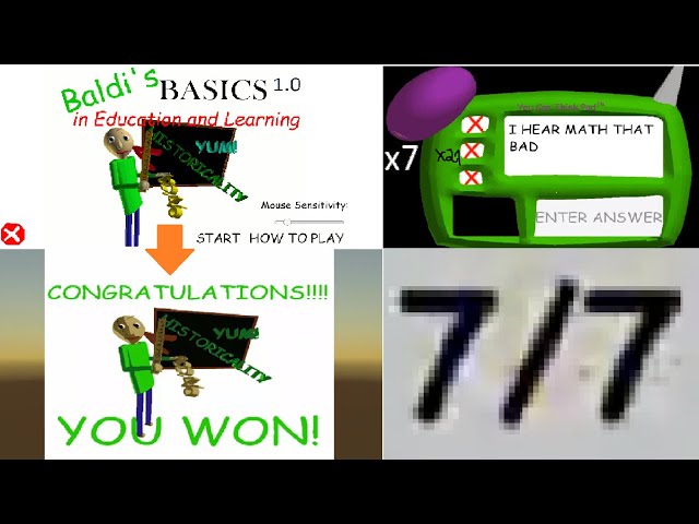 BALDI'S BASICS 1.0 [WRONG ANSWERS ONLY] IS ACTUALLY POSSIBLE?!?!?! *read desc*