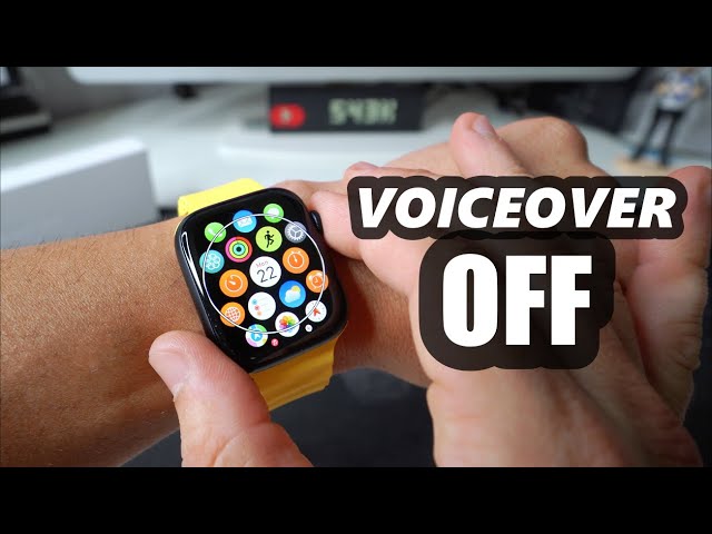How to Disable / Turn OFF VoiceOver on a Apple Watch Series 9
