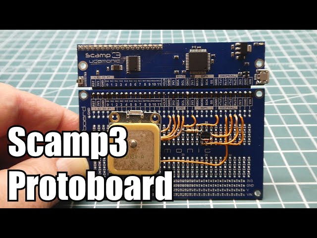Scamp3 Protoboard / Microcontroller Teaching Aid