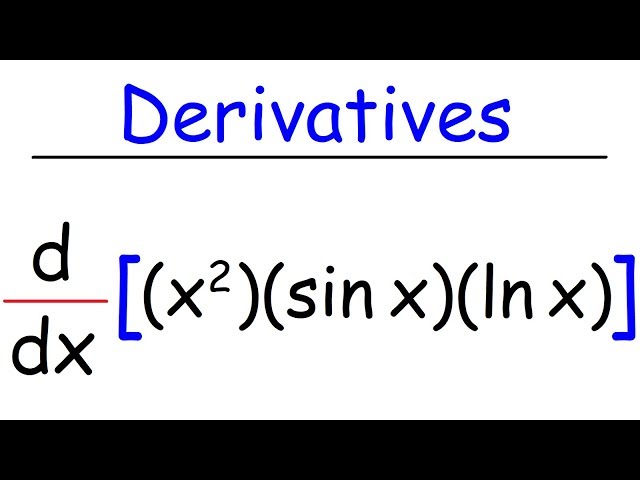 Product Rule With 3 Functions - Derivatives | Calculus