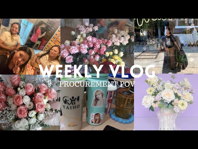 Weekly Vlog:PROCUREMENT SERIES EP. 5 (receiving stocks, new product,new artificial arrangement)