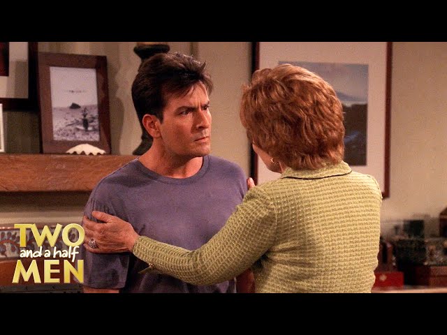 Why Charlie Hates His Mom | Two and a Half Men