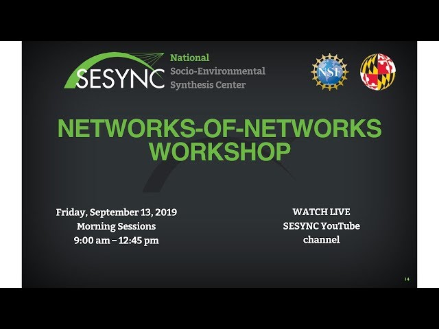 SESYNC Networks-of-Networks Workshop Part III (Sept. 13 Morning Sessions)