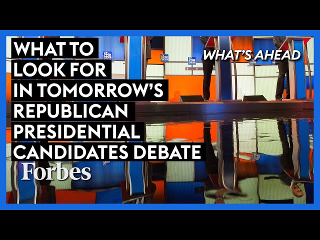 What To Look For In Tomorrow's Republican Presidential Candidates Debate