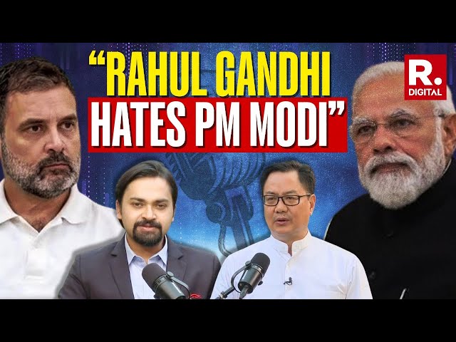 Kiren Rijiju On Congress Failures In North-East & Obsession With Rahul Gandhi | Republic Podcast