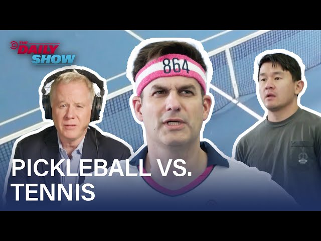 The Tennis vs. Pickleball Turf War | The Daily Show