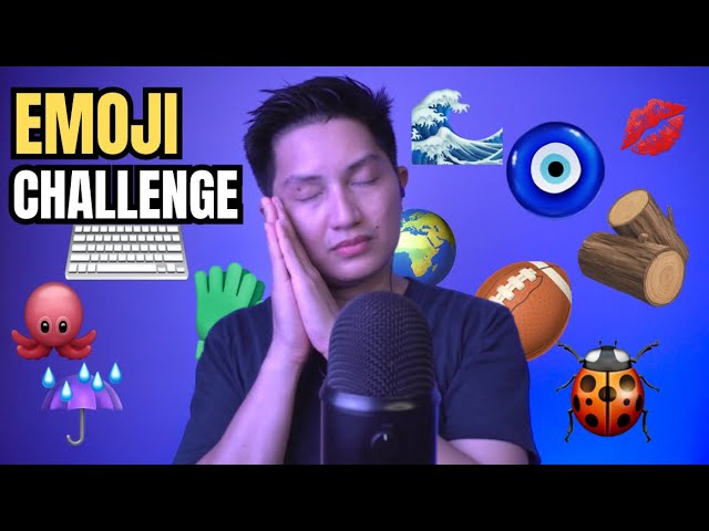 ASMR Emoji Challenge For Sleeping Right Now!!!