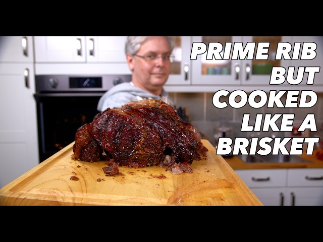 We Slow Smoked A Prime Rib - Like It Was A Brisket