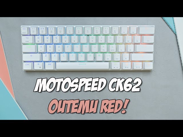 Motospeed CK62 Mechanical Keyboard Review + Layer FIX!