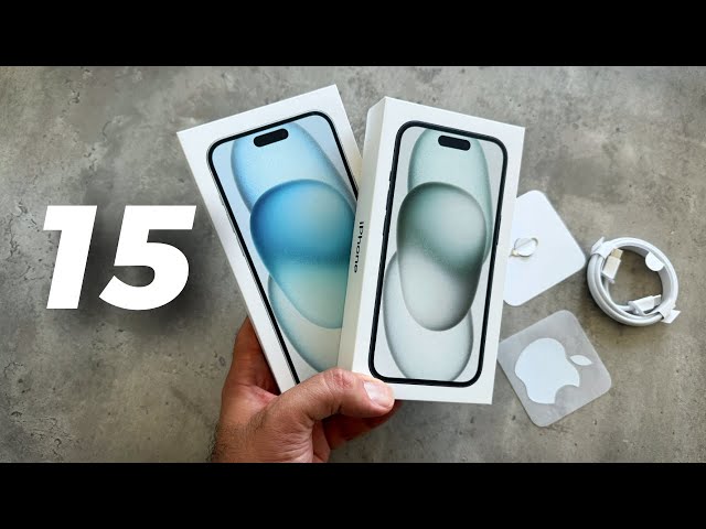 iPhone 15 and 15 Plus UNBOXING - Big Upgrade!