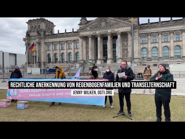 31.03.2022 #Berlin #Bundestag Jenny Wilken #dgti Anerkennung #Regenbogenfamilien #Transelternschaft