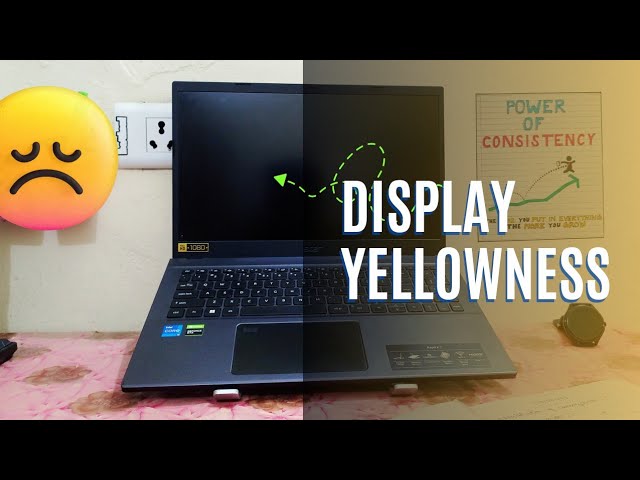 Acer Aspire 7 Laptop Display Problem 🤒 | Reality Check-up" | Laptop Display Yellowness Problem