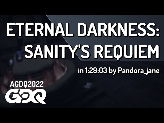 Eternal Darkness: Sanity's Requiem by Pandora_jane in 1:29:03 - AGDQ 2022 Online