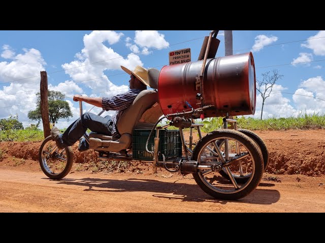traveling in a steam powered vehicle