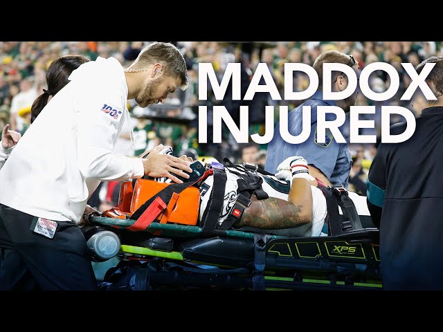 Eagles vs Packers: Avonte Maddox has movement after hit by teammate
