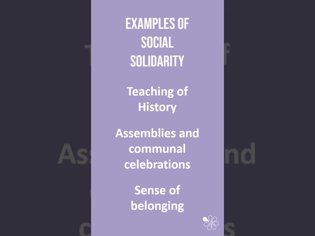 Social Solidarity | 60 Second Sociology (Education)