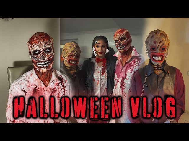 HALLOWEEN VLOG + Pack with me for VACATION☀️😍 | Jil Schrödel