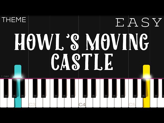 Howl’s Moving Castle Theme | EASY Piano Tutorial