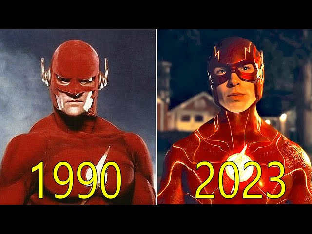 Evolution of The Flash in Movies w/ Facts 1954 - 2023