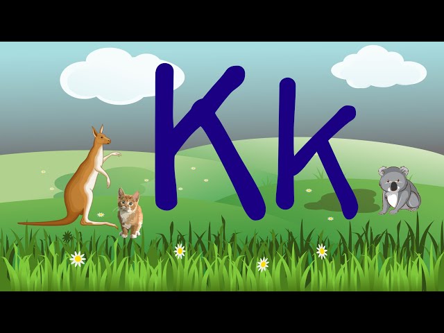 Karen the Kangaroo Letter K Poem: Alphabet Videos for Kids - FreeSchool Early Birds