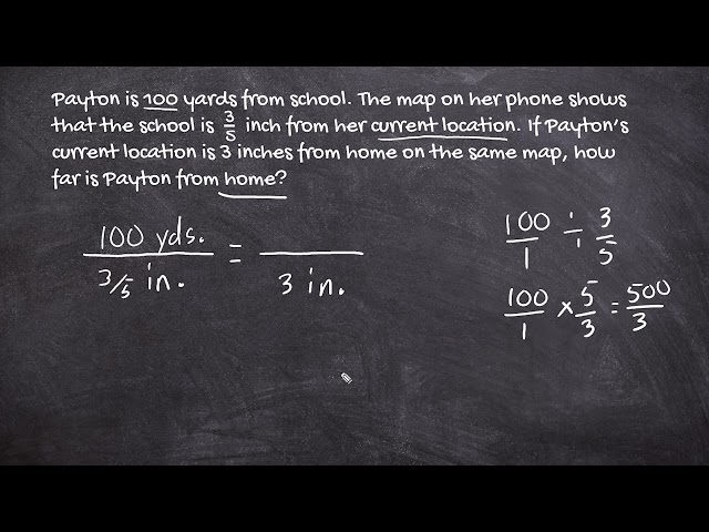 Solving Proportion Word Problems