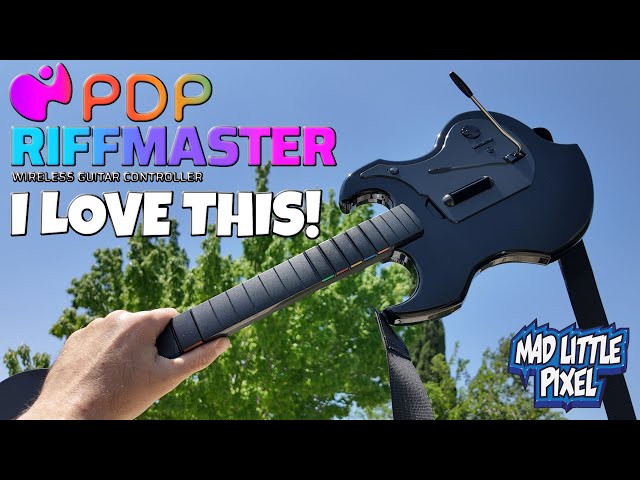 This Is My FAVORITE NEW Gaming Purchase! The PDP Riffmaster - Back To Rock Band & Clone Hero!