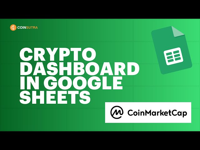 Build Crypto Portfolio Tracker on Google Sheets from Scratch 📈 Complete Step by Step Tutorial