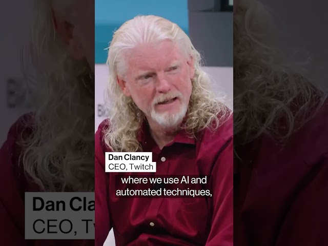 Twitch CEO Dan Clancy discusses how they use a combination of AI and human intelligence.