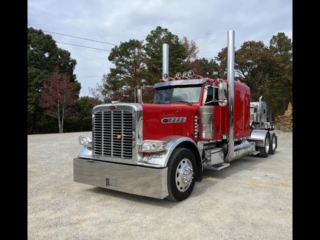 2020 Peterbilt 389 Glider Kit Semi with Cat 3406E Sold on Tennessee Consignment Auction 12/14/23