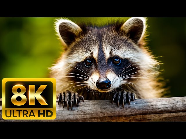 ANIMALS OF EUROPE - 8K (60FPS) ULTRA HD - With Nature Sounds (Colorfully Dynamic)