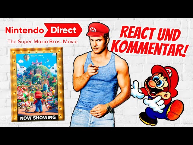 Nintendo Direct: The Super Mario Bros. Movie 🔴 Live-Reaktion, Analyse & Kommentar mit Gregor