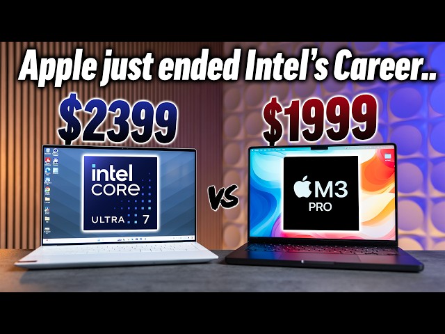 XPS 14 vs 14" MacBook Pro - Apple just KILLED Intel!