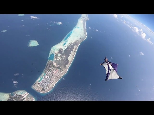 Pro Tanning Wingsuits Kooddoo Island, The Maldives - Tsunami Skydivers Exotic Boogies February 2020