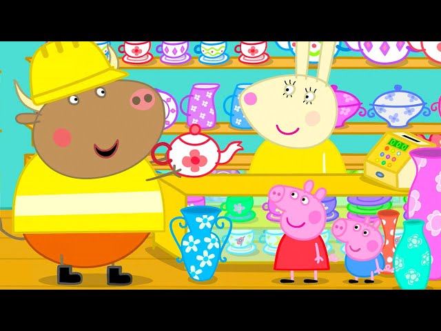 Mr Bull In A China Shop 🔧 | Peppa Pig Official Full Episodes