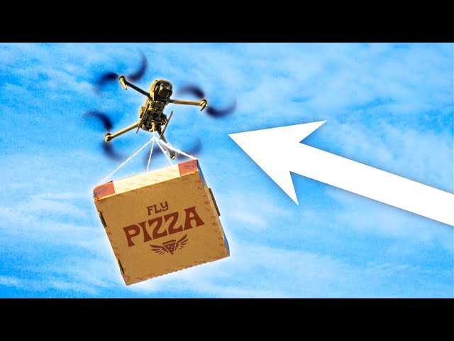 I Delivered Pizza With A Drone!
