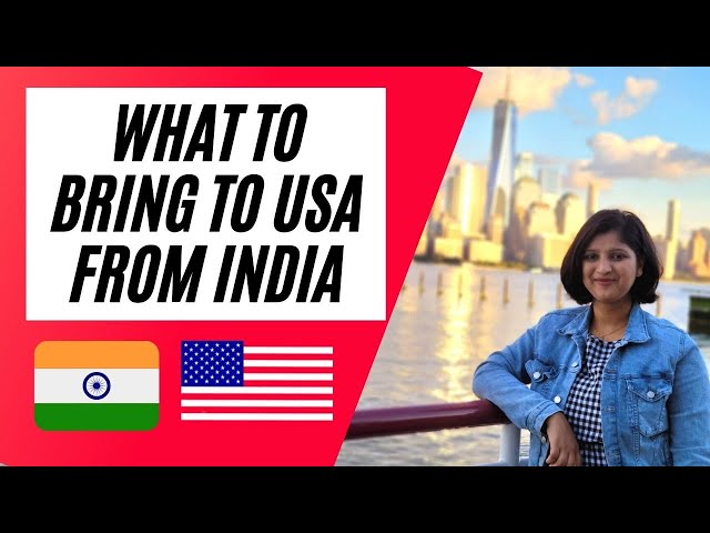 Things to bring and not to bring to the USA from India | Albeli Ritu