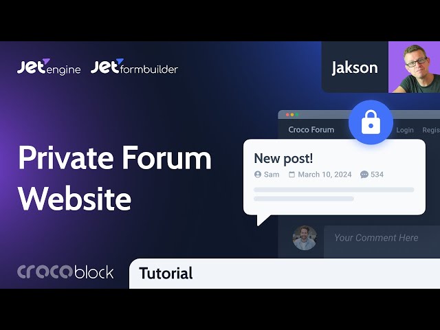 How to Create a Private Forum on WordPress | JetPlugins