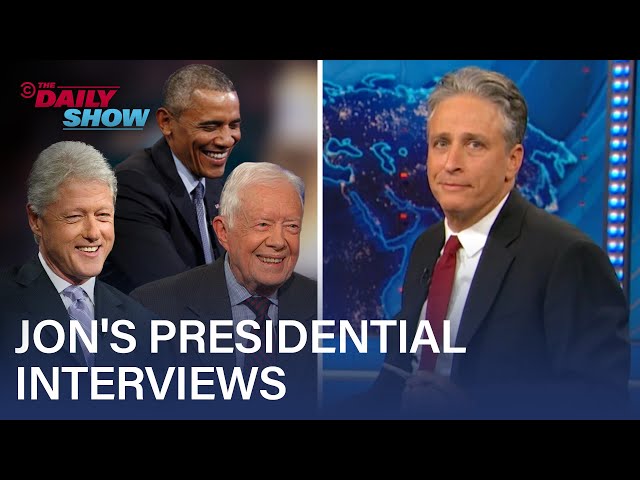 Jon Stewart Interviews U.S. Presidents from Jimmy Carter to Barack Obama | The Daily Show