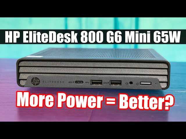 HP EliteDesk 800 G6 Mini Review 1L 65W PC