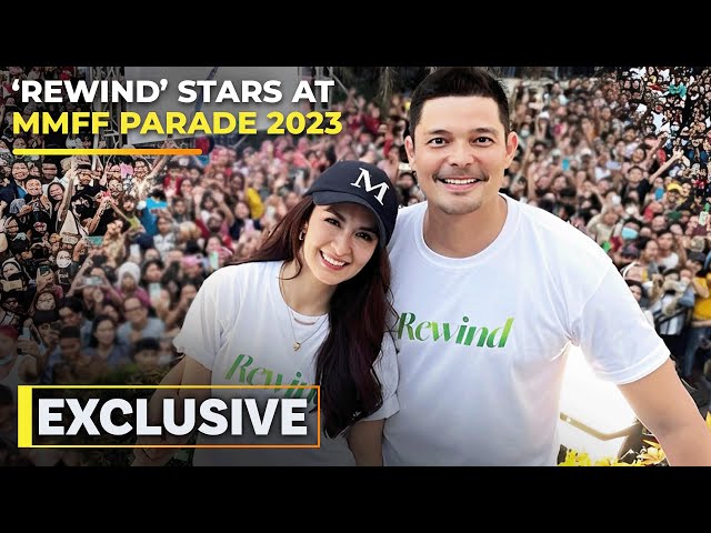‘Rewind’ stars share memorable moments with fans at MMFF Parade 2023 | Star Bits