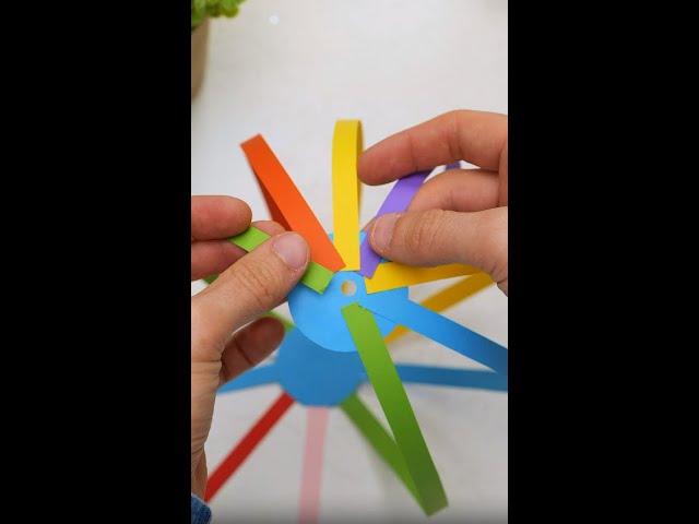 Ein befriedigendes Papierspielzeug für Kinder herstellen #shorts #paperDIY #kidsDIY