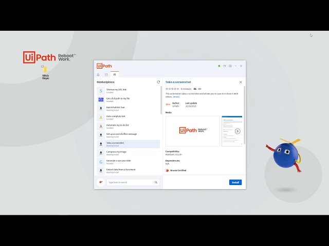 Enable employees to easily access ready-to-go automations – UiPath DEMO