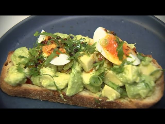 Perfect avocado toast from Maria's Bread Sandwiches in Collingswood, New Jersey