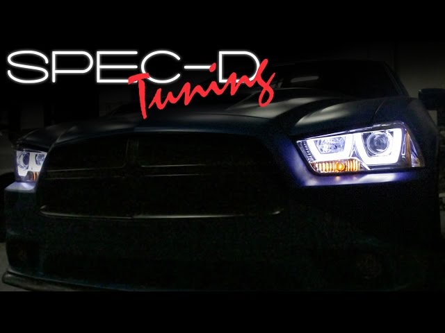 SPECDTUNING INSTALLATION VIDEO: 2011-2014 DODGE CHARGER PROJECTOR HEADLIGHTS