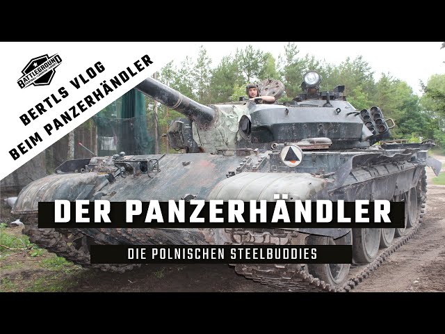 Bertl bei den polnischen Steelbuddies - Beim Panzer und Militärfarzeug Händler !