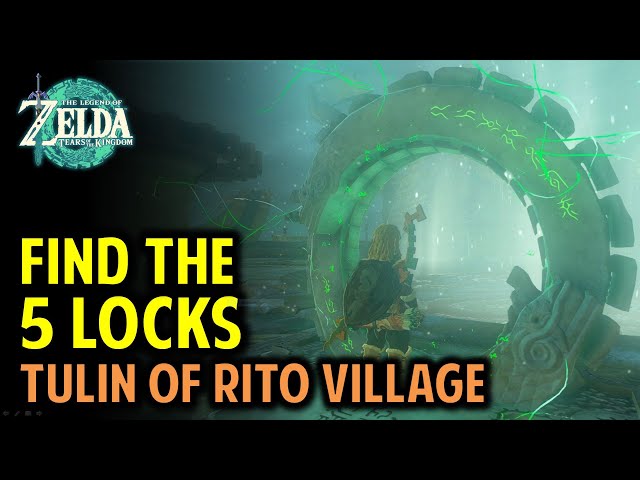 Find the Five Locks & Open the Hatch in Wind Temple | The Legend of Zelda: Tears of the Kingdom