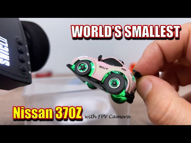SNT Nissan 370Z 1:100 scale Micro FPV RC Car